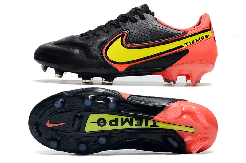 Nike Tiempo Legend 9 Elite FG Preto Vermelho