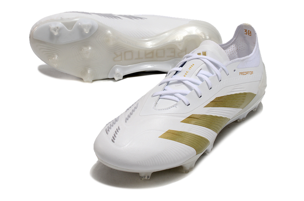 Adidas Predator Elite FG - Branco Dourado