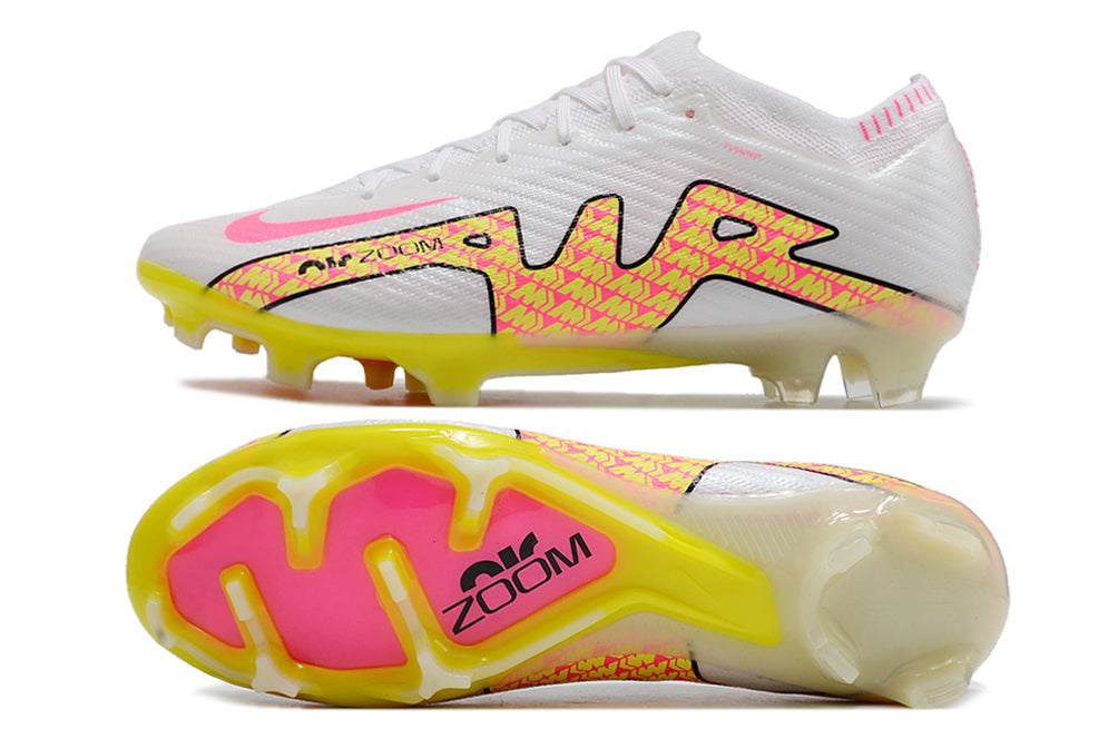 Nike Air Zoom Mercurial Vapor 15 FG Elite - Branco/Amarelo