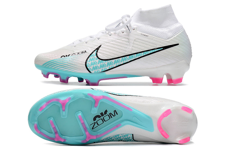 Nike Air Zoom Superfly 9 FG Elite - Branco Azul