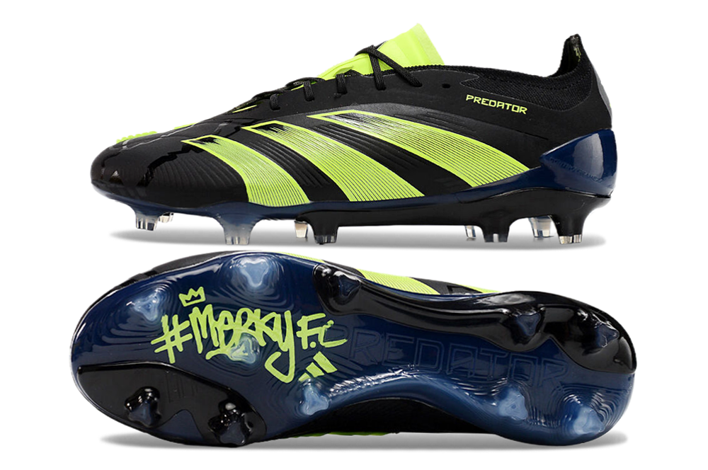 Adidas Predator Elite FG - Preto Verde