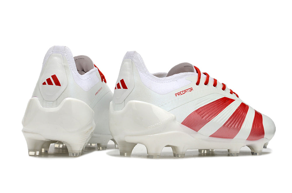 Adidas Predator Elite FG - Branco Vermelho
