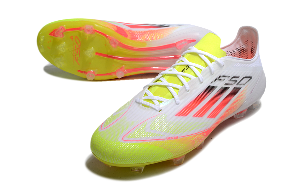 Adidas F50 Elite FG - Branco Amarelo