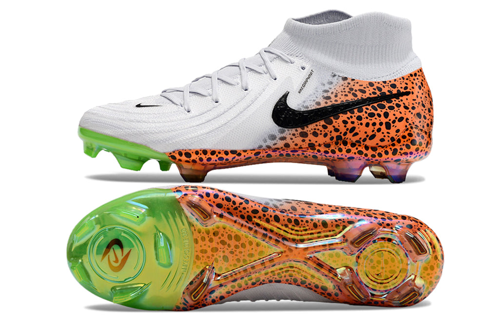 Nike Feminina Phantom Luna II Elite FG - Cinza Laranja