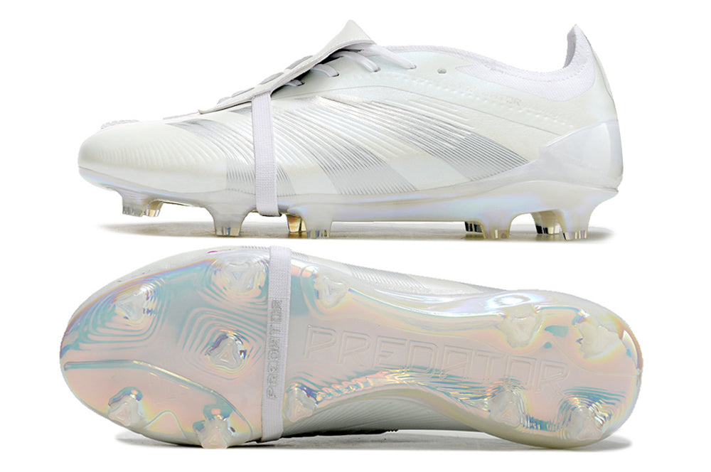 Adidas Predator Elite Tongue FG - Branco Cinza