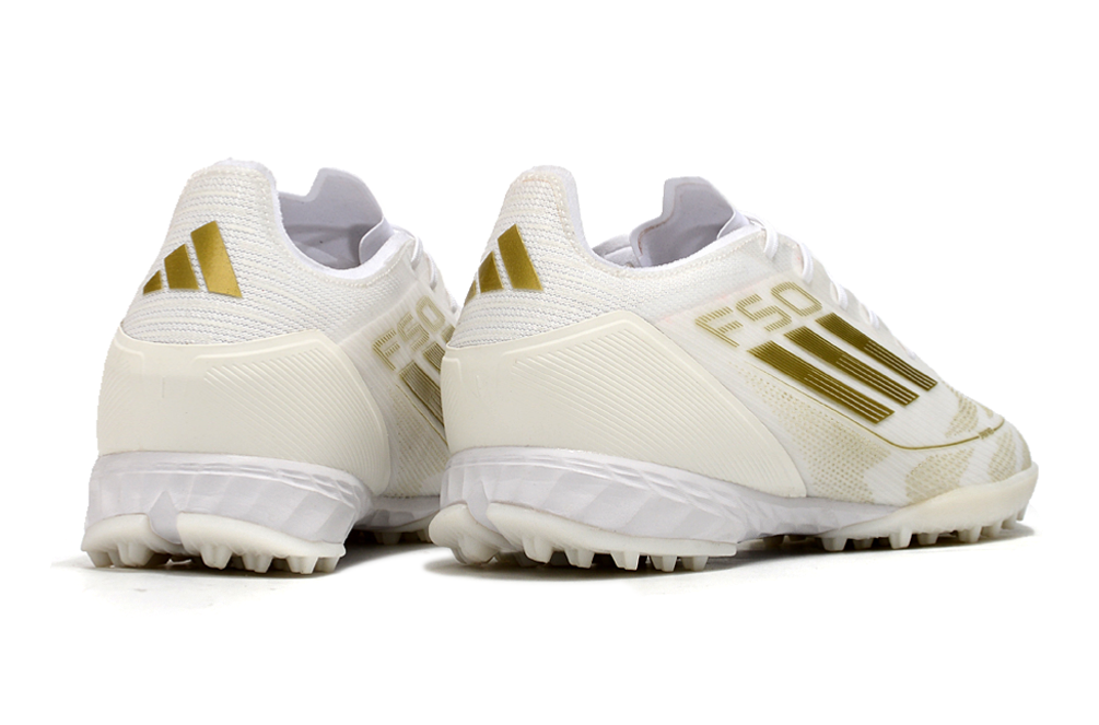 Adidas F50 Elite Society TF - Branco Dourado