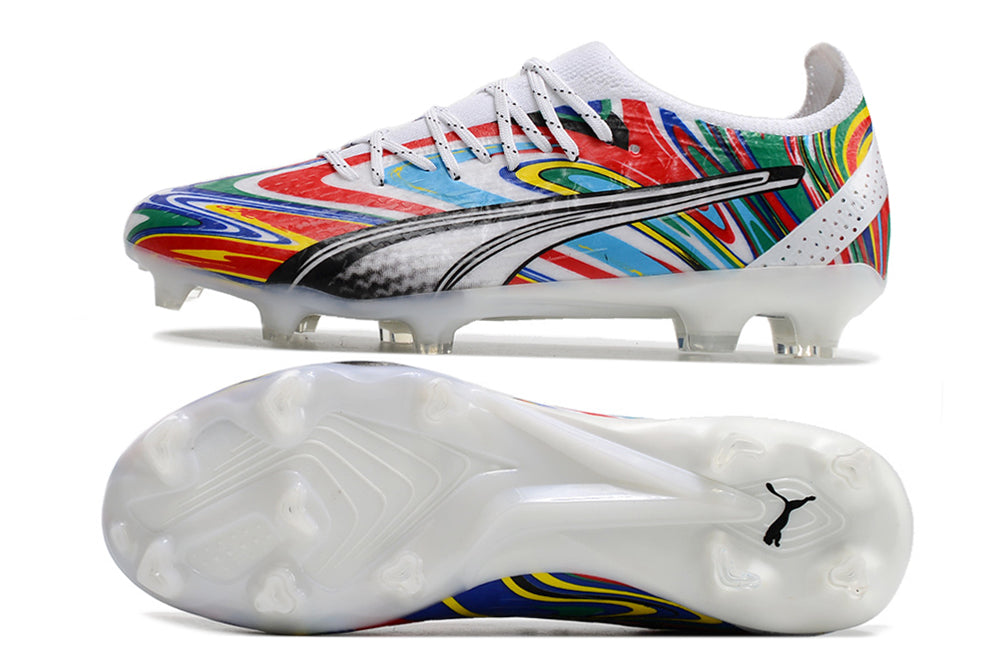 Puma Ultra Ultimate FG - Branco/Color