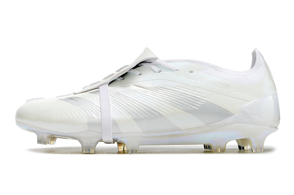 Adidas Predator Elite Tongue FG - Branco Cinza
