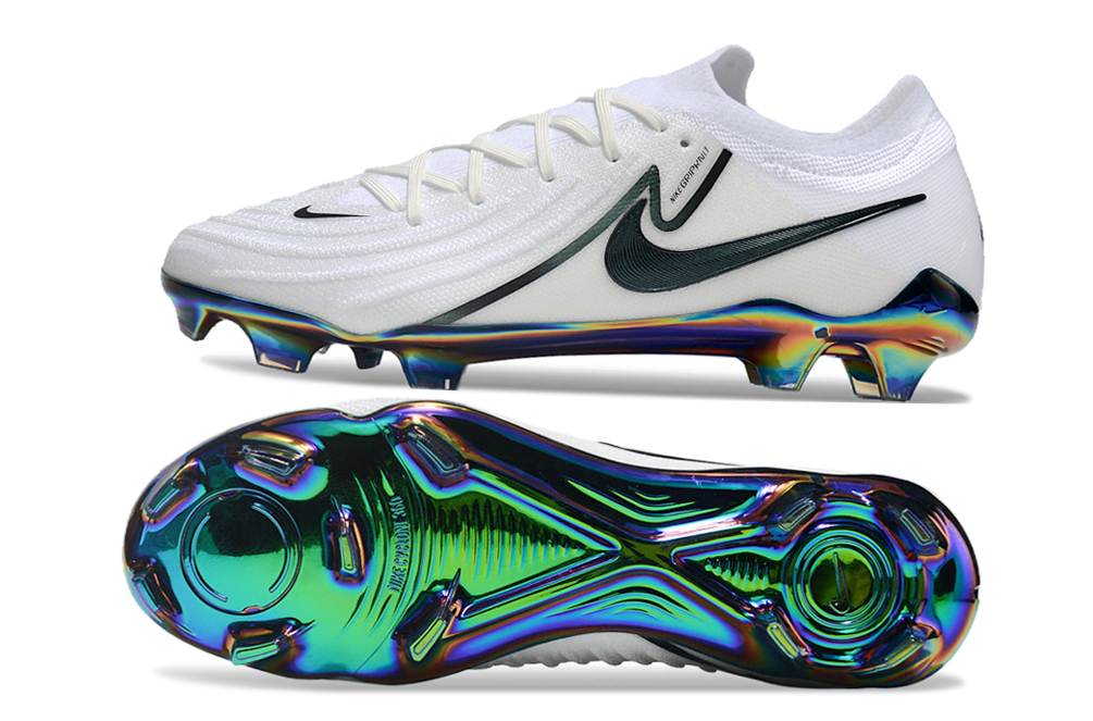 Nike Phantom GX2 Elite FG - Branco Verde Esmeralda