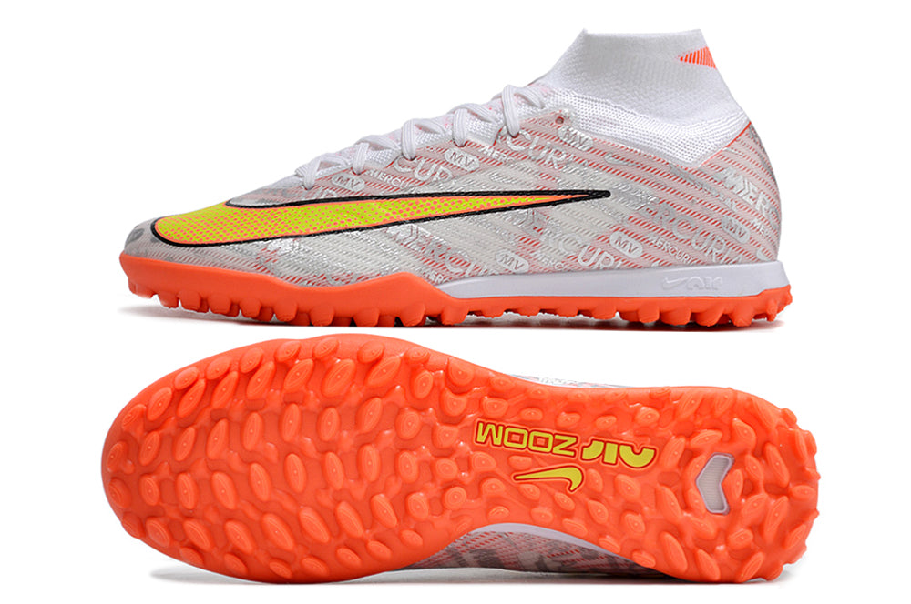 Nike Air Zoom Mercurial Superfly 9 Elite Society - Laranja Branco
