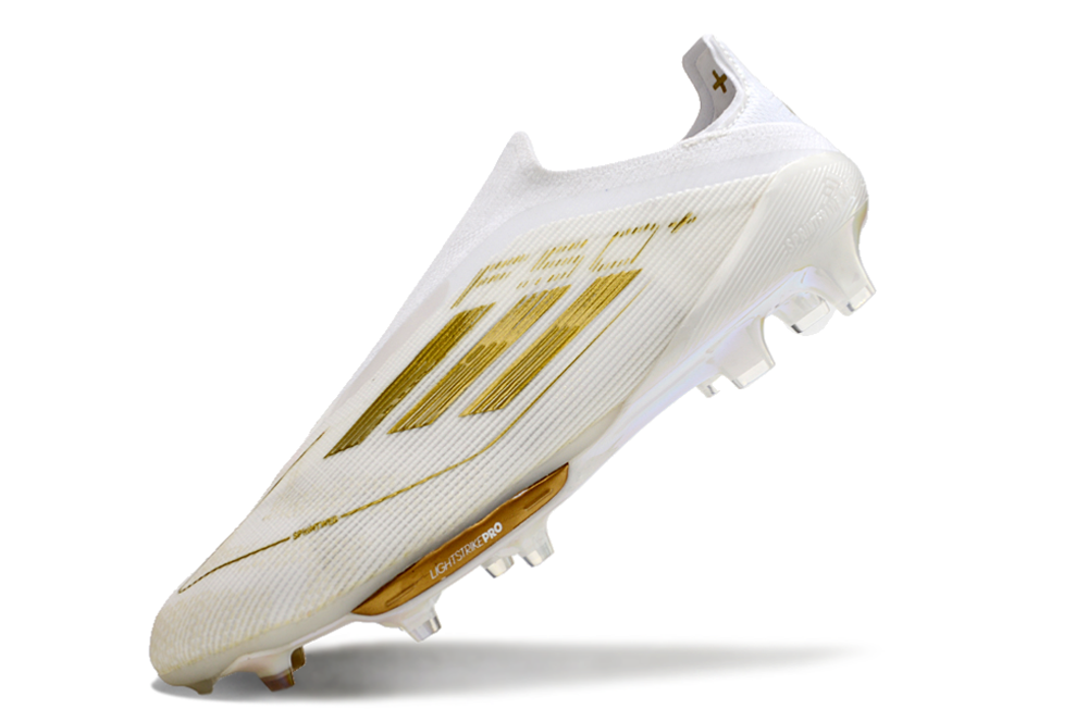 Adidas F50 Elite + FG - Branco Dourado