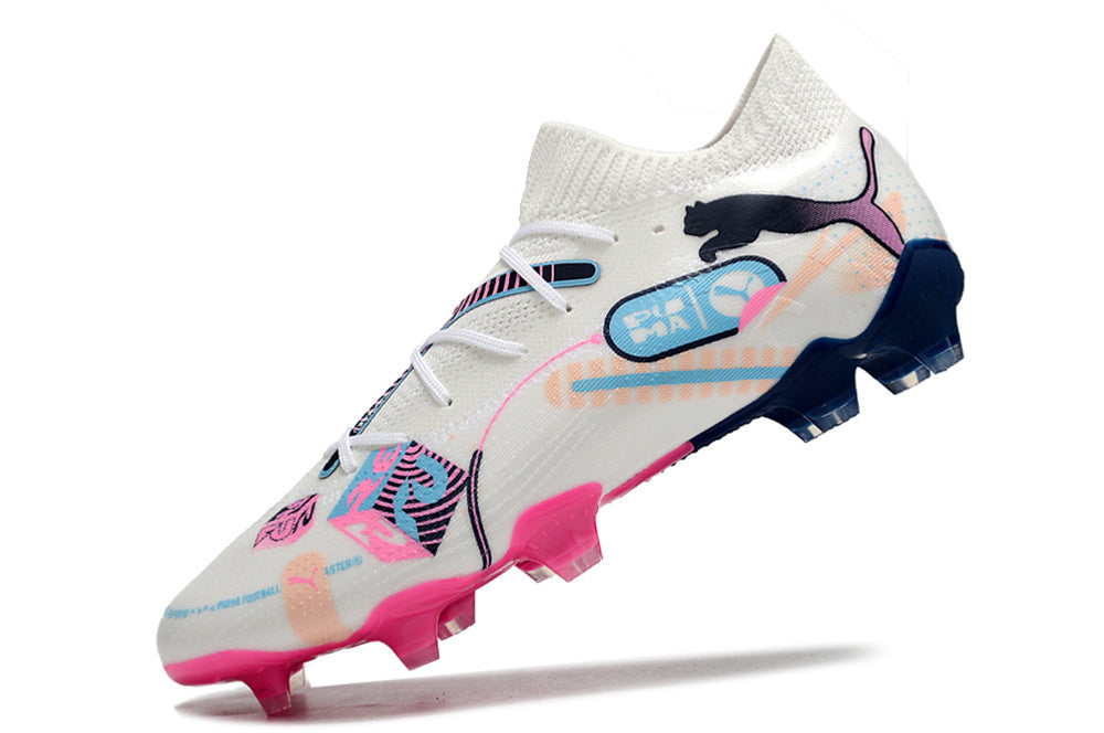 Puma Future 7 FTR FG - Branco Rosa