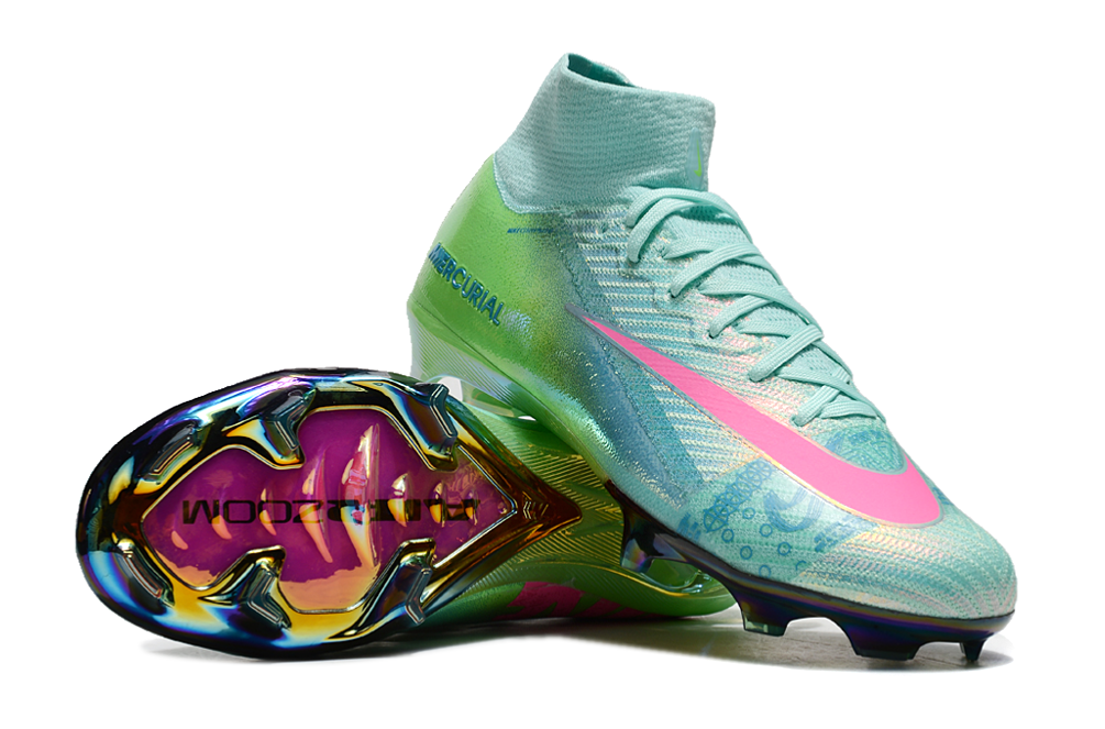 Nike Air Zoom Superfly 10 Elite FG - Azul Verde