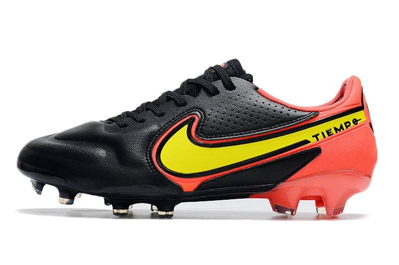 Nike Tiempo Legend 9 Elite FG Preto Vermelho