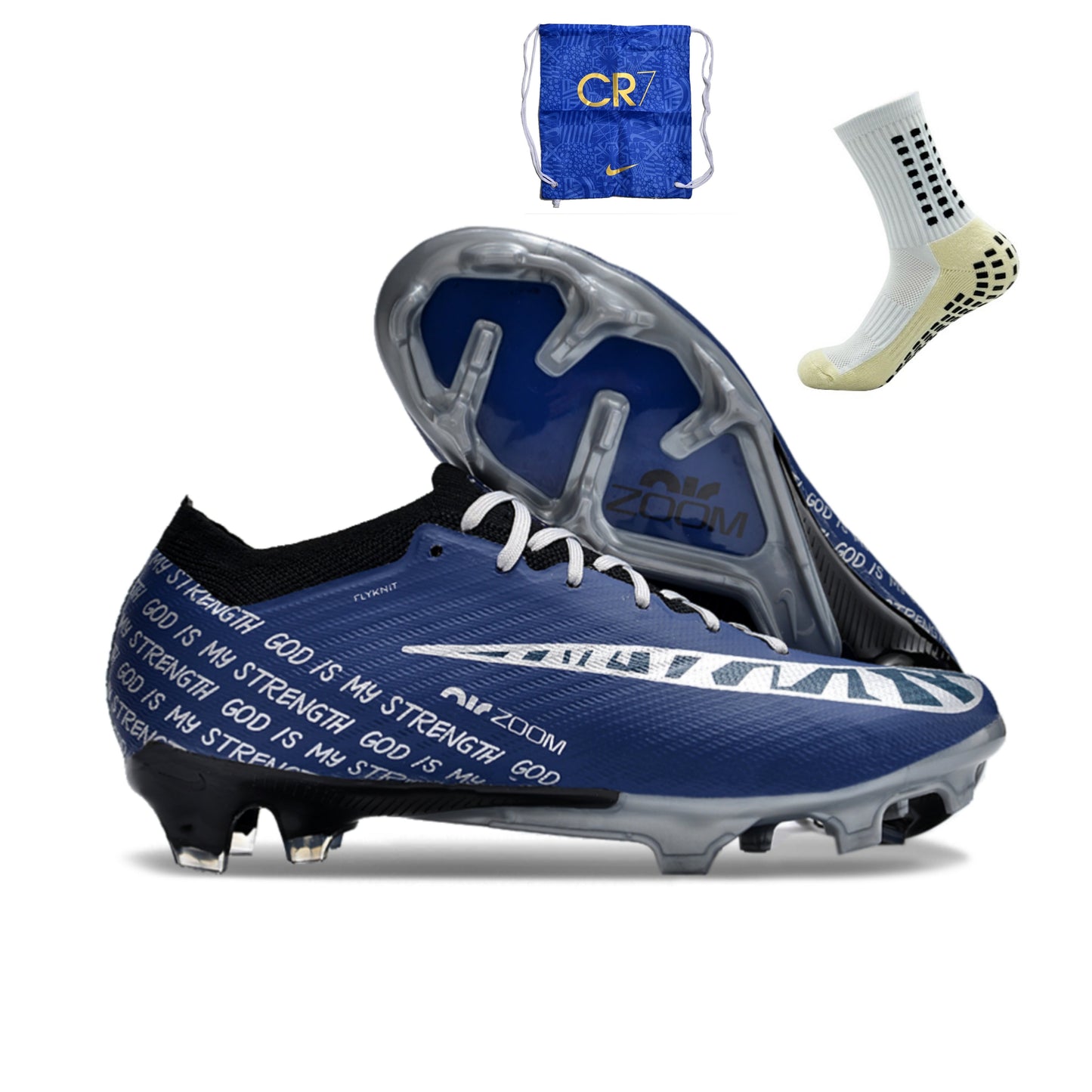 Nike Air Zoom Mercurial Vapor 15 FG Elite - Azul