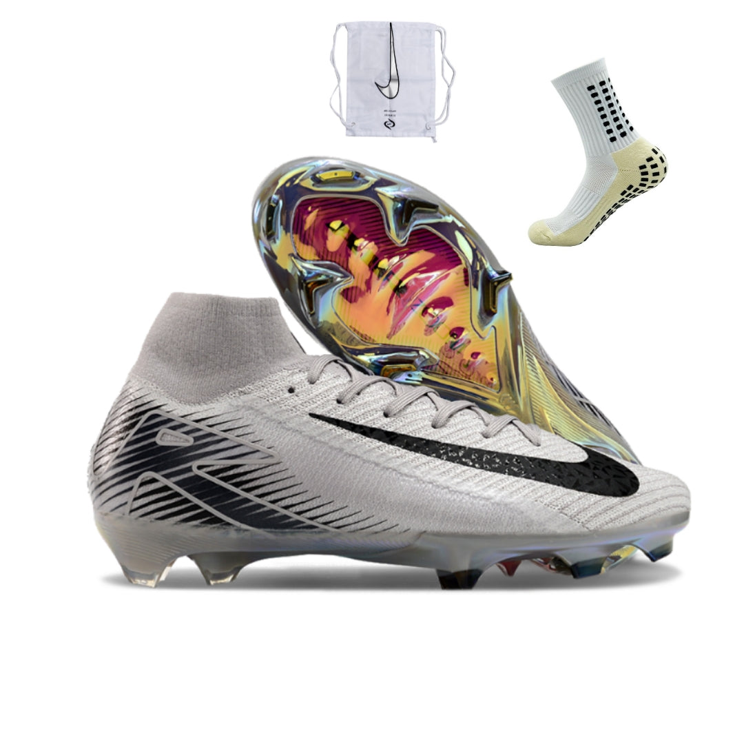 Nike Air Zoom Superfly 10 Elite FG - Cinza