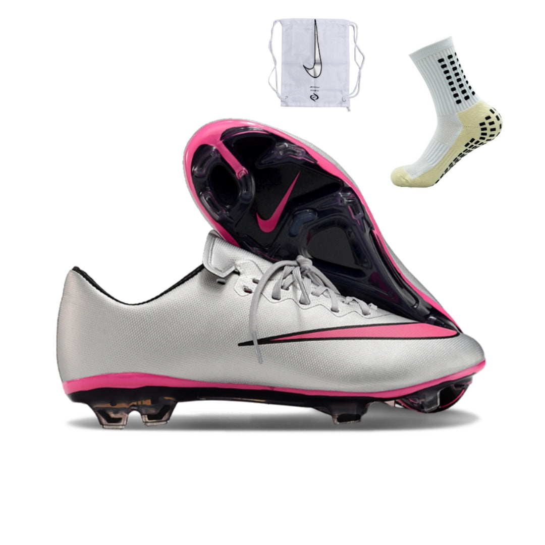 Nike Mercurial Vapor 10 Elite FG - Cinza Rosa