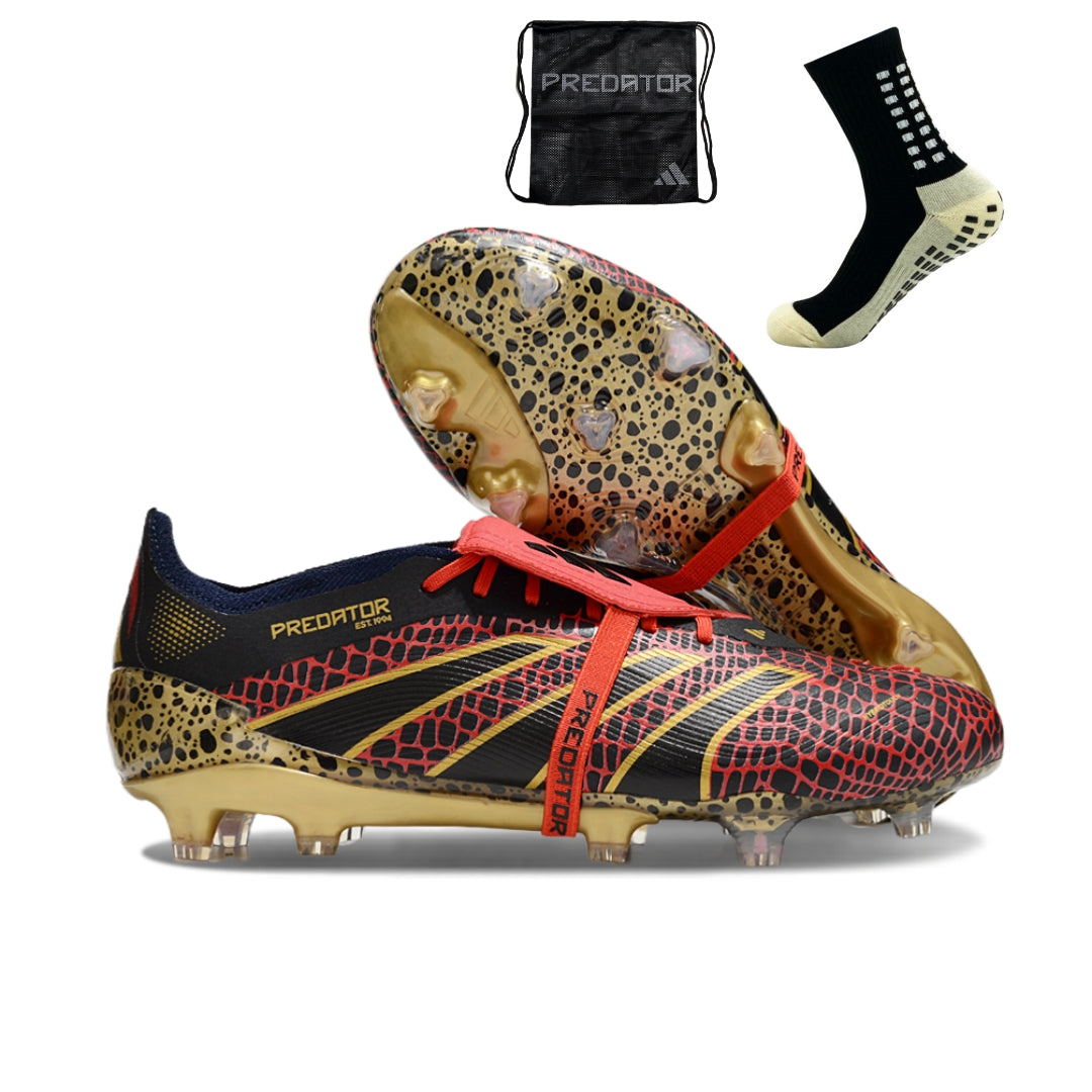 Adidas Predator Elite Tongue FG - Vermelho