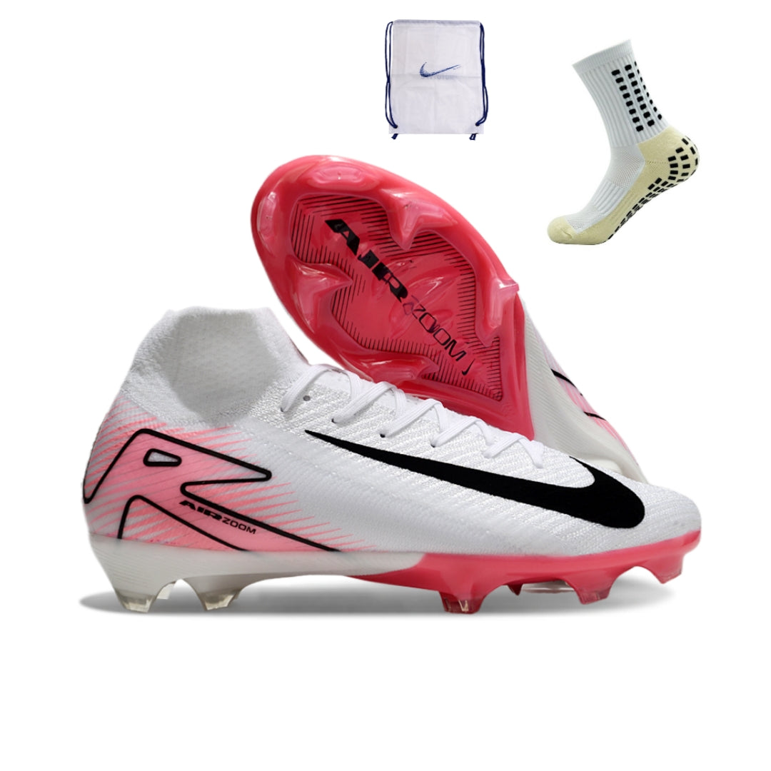 Nike Air Zoom Superfly 10 Elite FG - Branco/Rosa