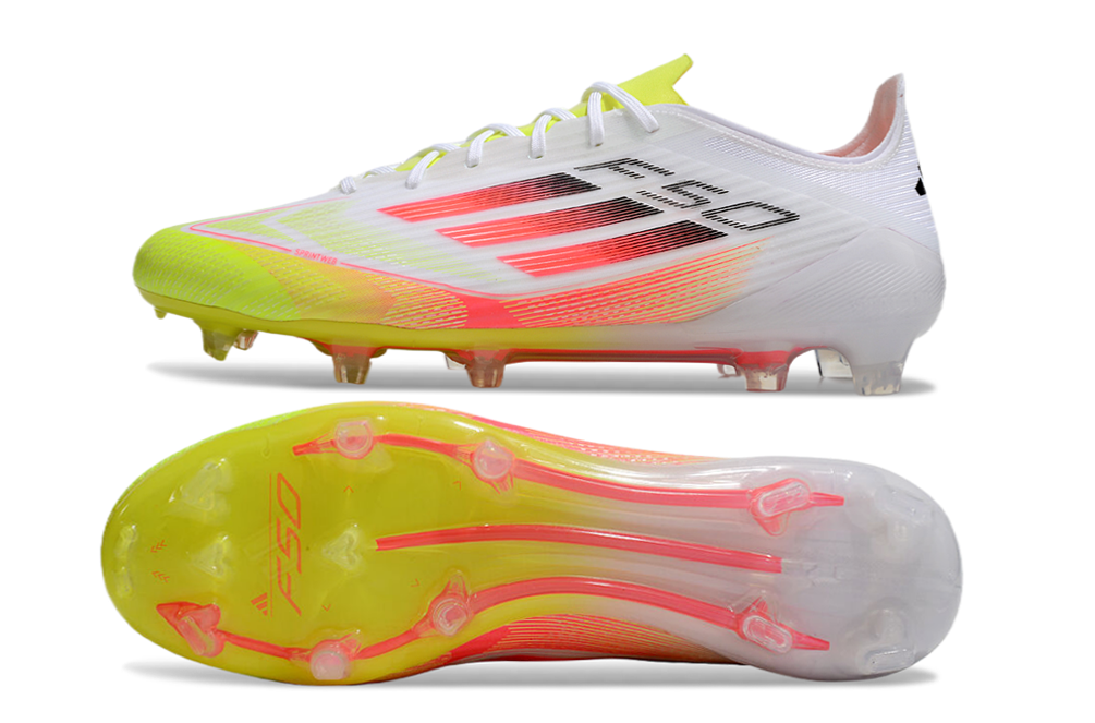 Adidas F50 Elite FG - Branco Amarelo