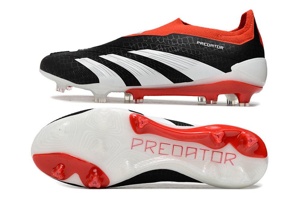 Adidas Predator Elite + FG -Preto Vermelho