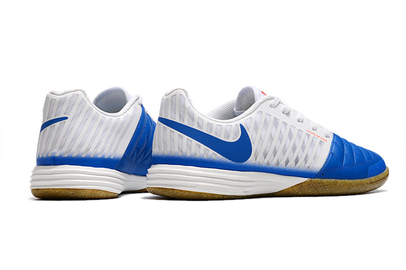 Nike Lunar Gato II Futsal - Branco Azul