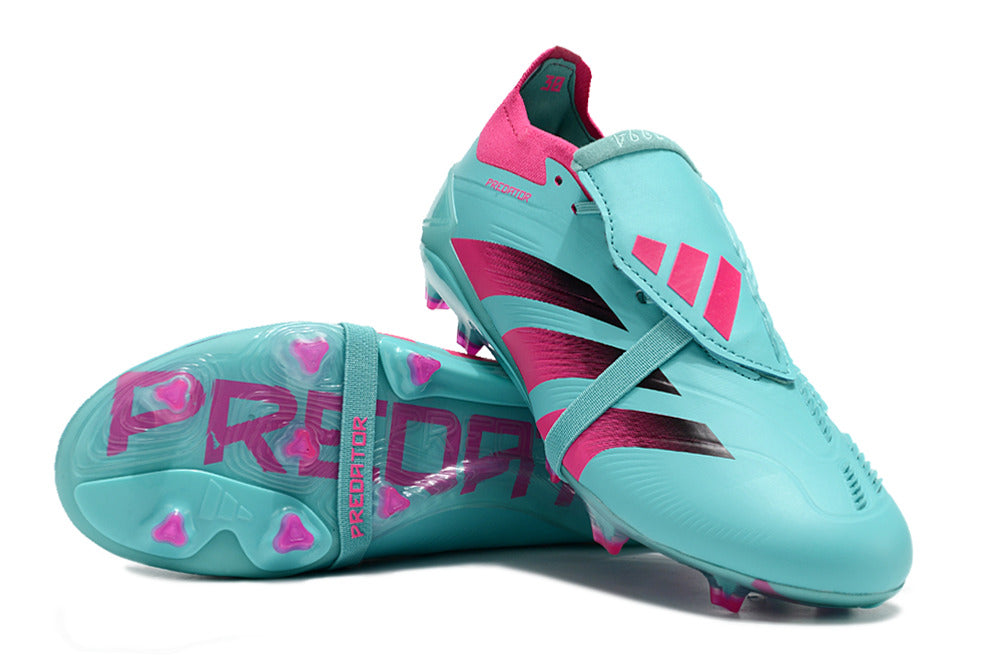 Adidas Feminina Predator Elite Tongue FG - Azul Rosa