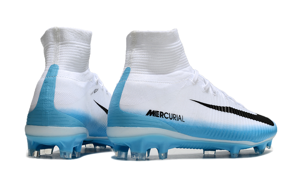 Nike Mercurial Zoom Superfly 5 Elite FG - Branco Azul