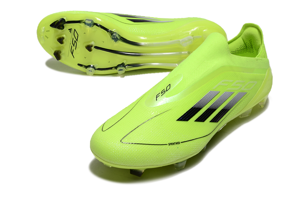 Adidas F50 Elite Laceless FG - Verde