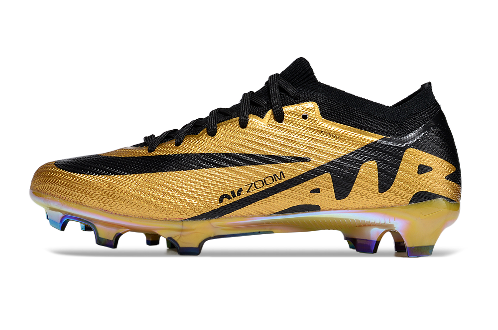 Nike Feminina Air Zoom Mercurial Vapor 15 FG Elite - Gold