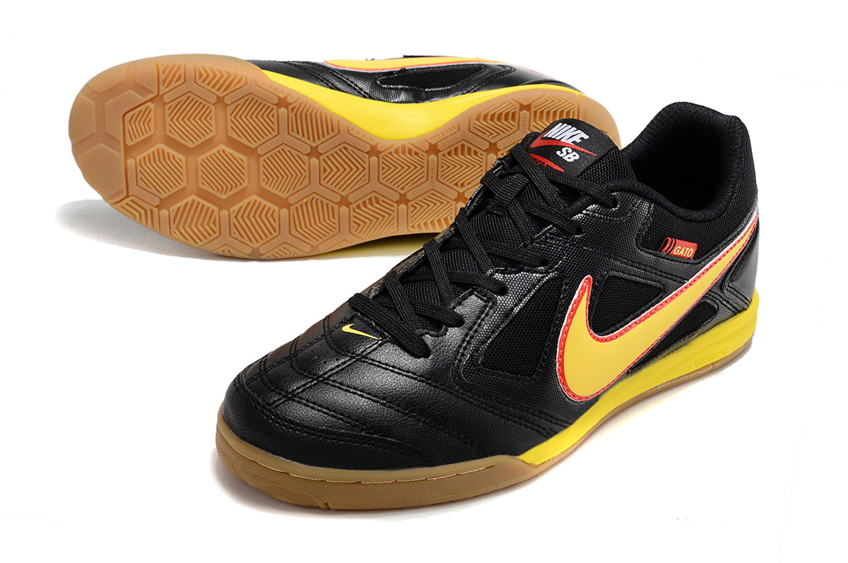 Nike SB Gato Futsal - Preto Amarelo