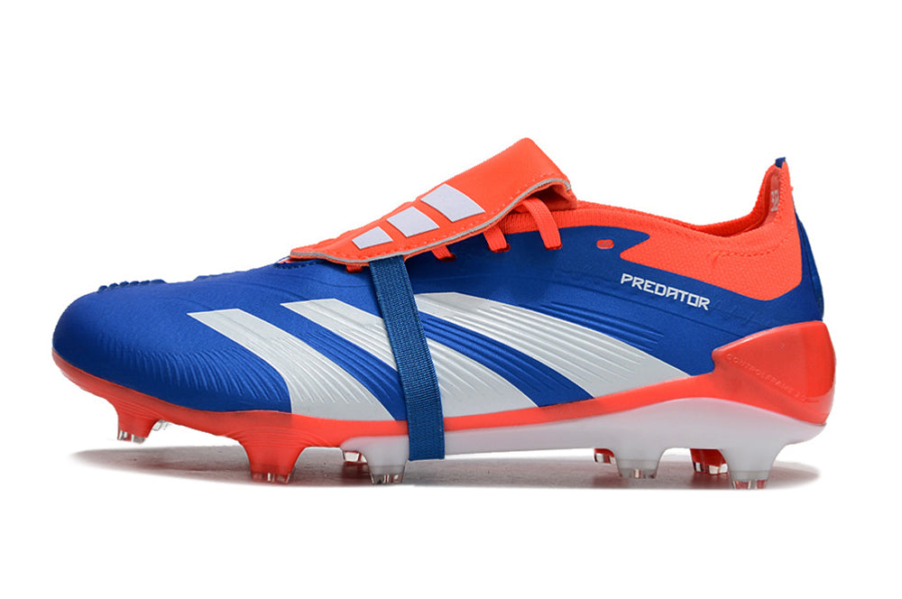Adidas Feminina Predator Elite Tongue FG - Azul Vermelho