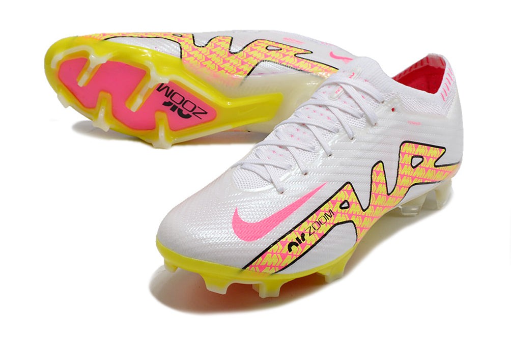 Nike Air Zoom Mercurial Vapor 15 FG Elite - Branco/Amarelo
