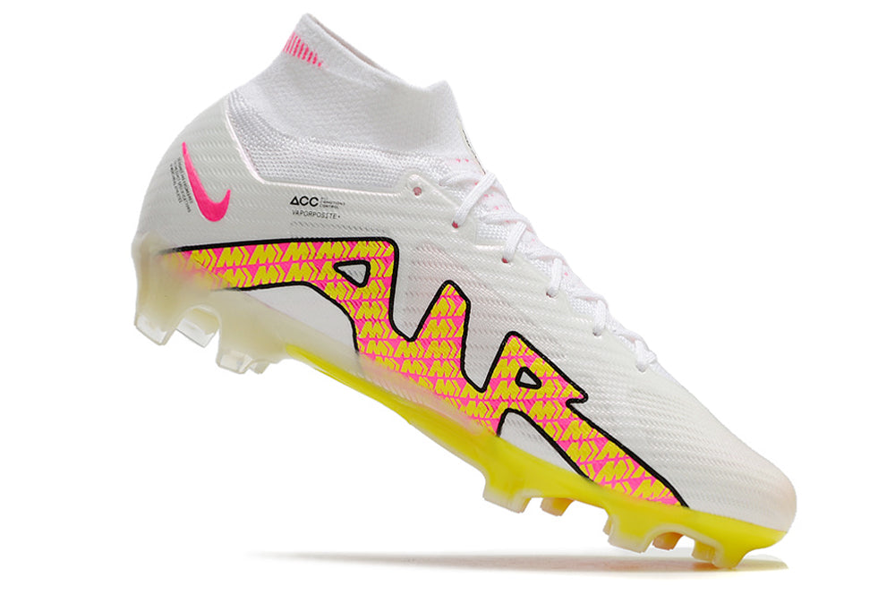 Nike Air Zoom Superfly 9 FG Elite - Branco/Amarelo