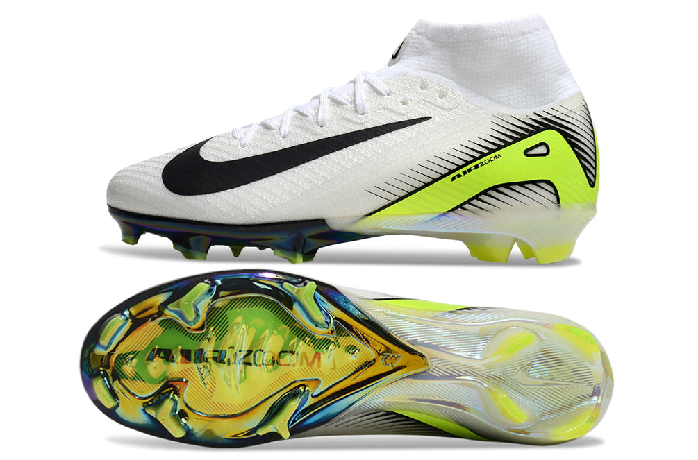 Nike Air Zoom Superfly 10 Elite FG - Branco Verde