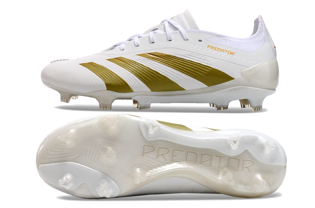 Adidas Predator Elite FG - Branco Dourado