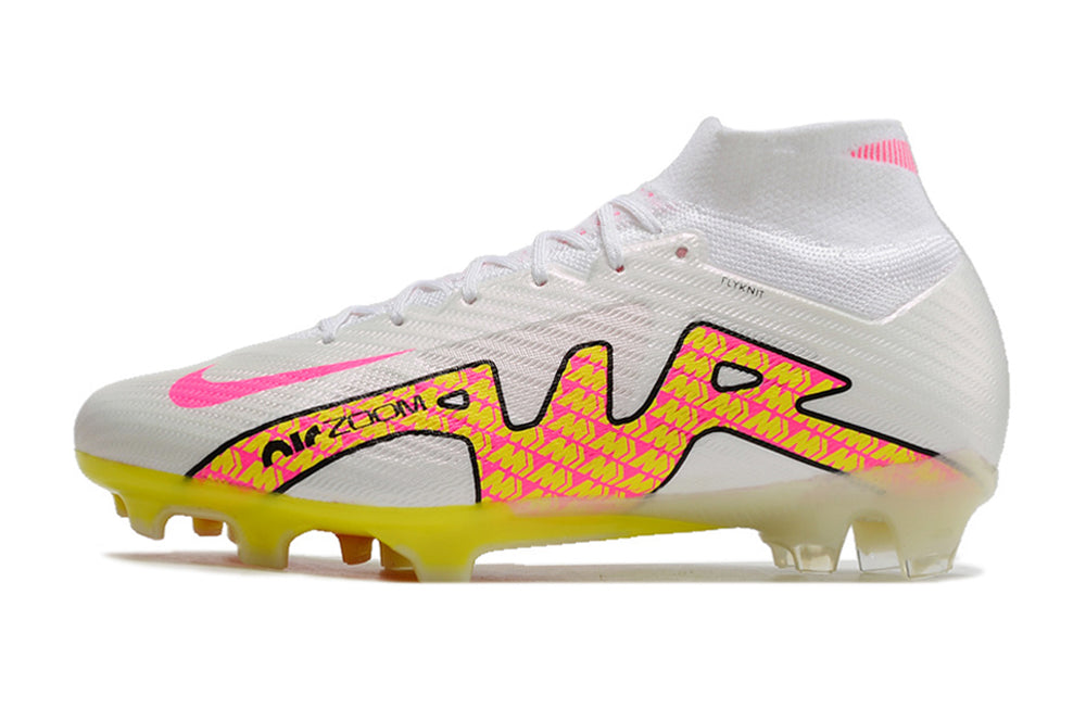 Nike Air Zoom Superfly 9 FG Elite - Branco/Amarelo