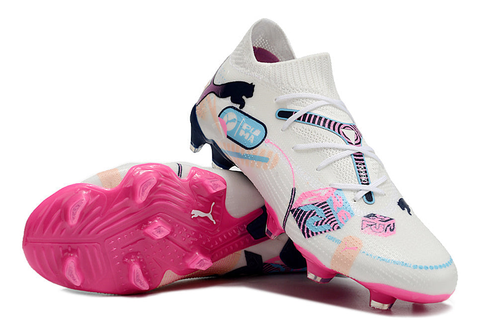Puma Future 7 FTR FG - Branco Rosa