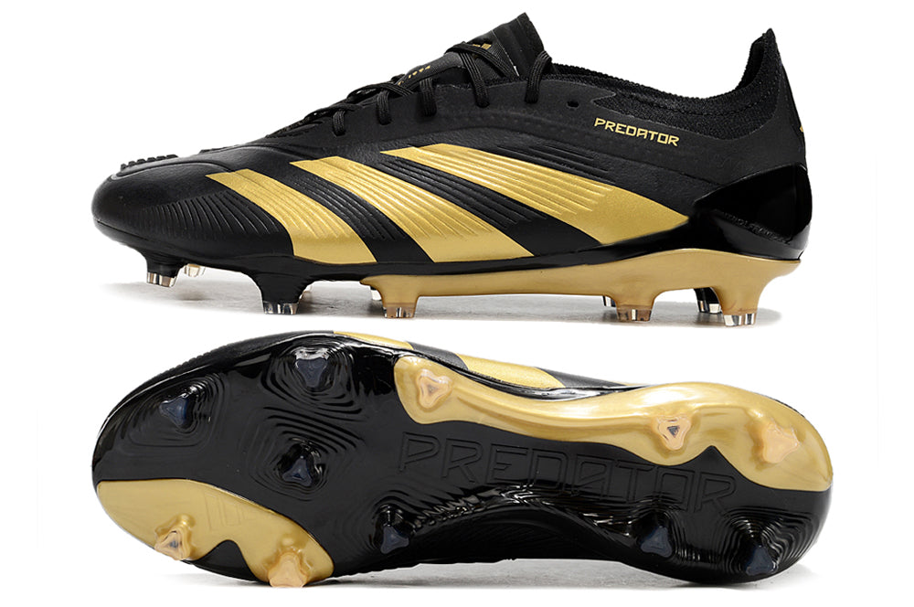 Adidas Predator Elite FG - Preto Dourado