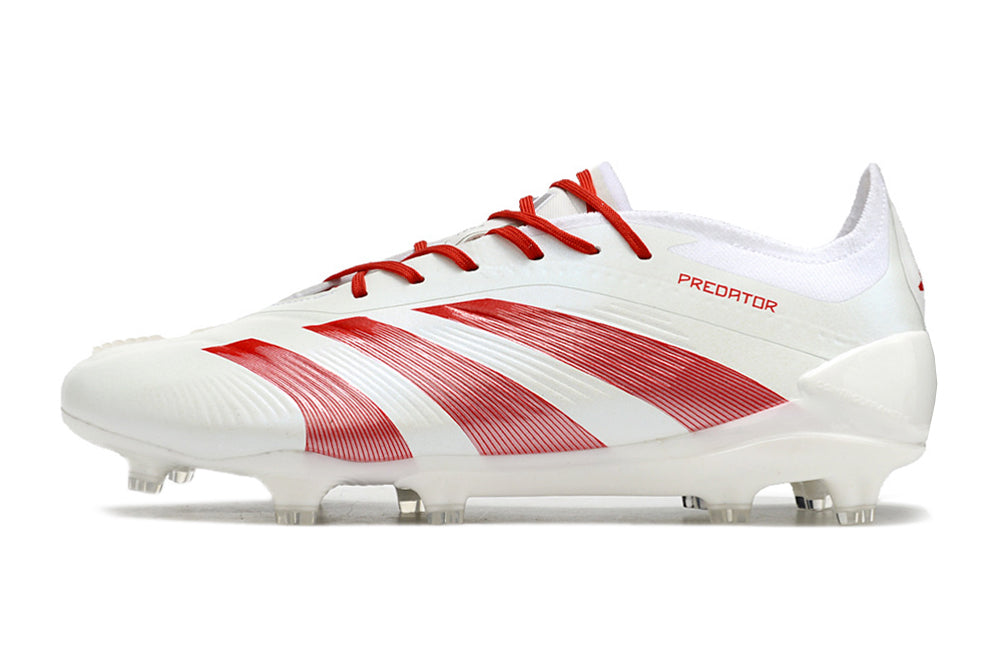 Adidas Predator Elite FG - Branco Vermelho