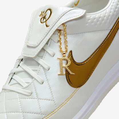 Nike Tiempo Ronaldinho R10 Futsal - Blanco/Dorado
