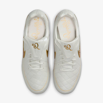 Nike Tiempo Ronaldinho R10 Futsal - Blanco/Dorado