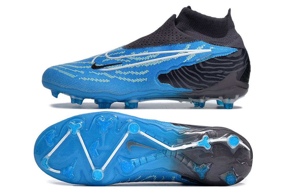 Nike Feminina Phantom GX Elite DF FG - Azul Preto