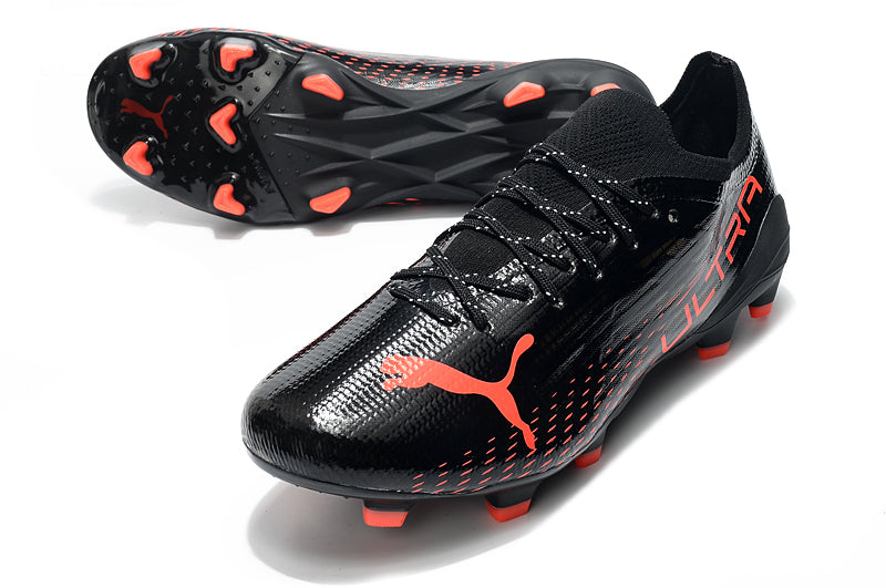 Puma Ultra 1.3 FG Preto Vermelho