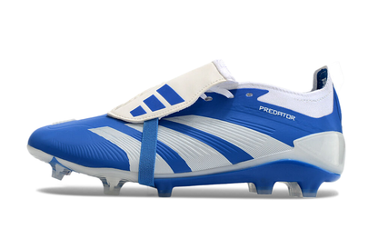 Adidas Feminina Predator Elite Tongue FG - Azul Branco