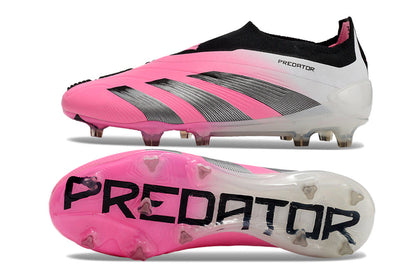 Adidas Predator Elite + FG - Branco Rosa