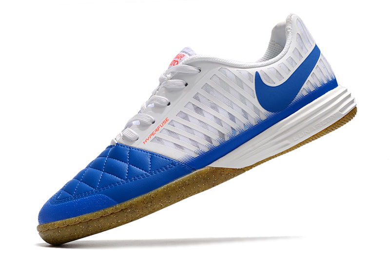 Nike Lunar Gato II Futsal  - Branco Azul