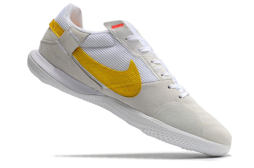 Nike Street Gato Futsal - Branco Dourado