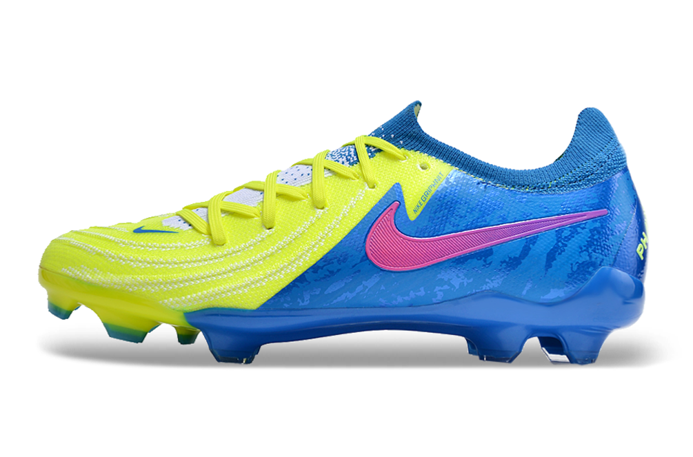 Nike Feminina Phantom GX2 Elite FG - Amarelo Azul