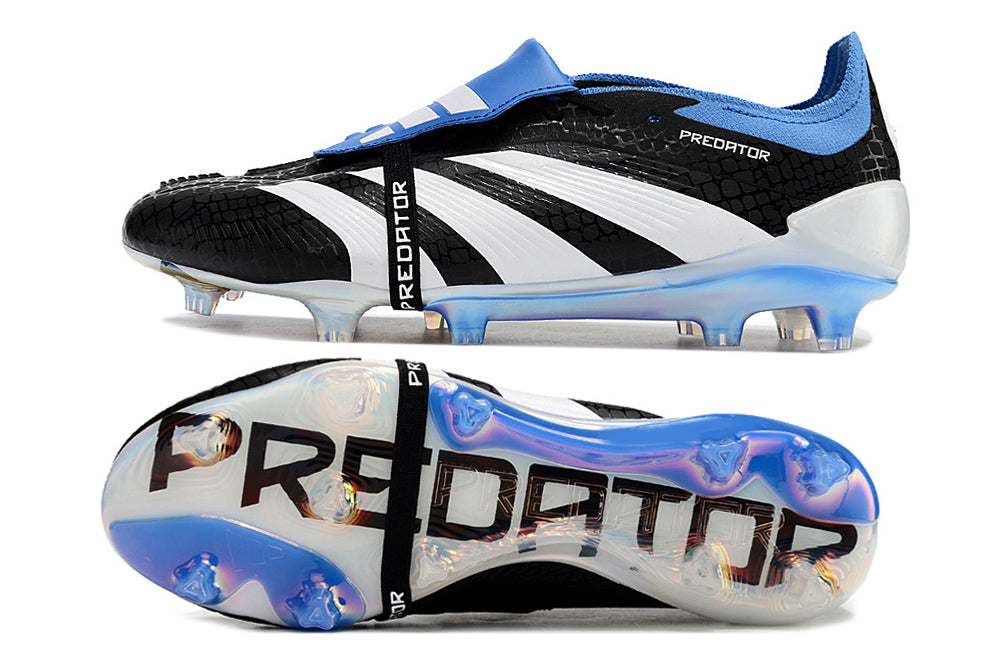 Adidas Predator Elite Tongue FG - Preto Azul